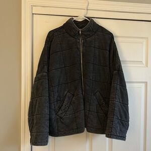 Forever 21 quilted zip up jacket